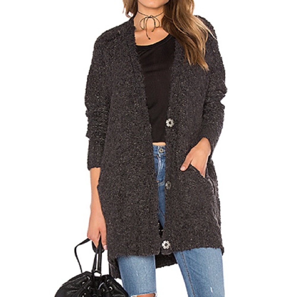Free People Boucle Cardigan